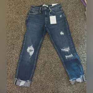 KanCan Russell Mid Rise Cuffed Jeans